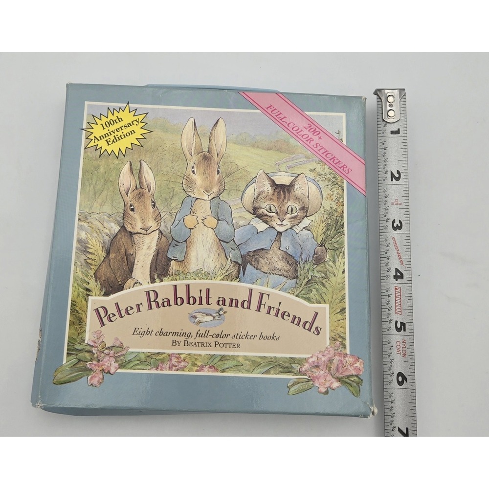 Beatrix Potter Peter Rabbit‎ and Friends 100th Anniversary Sticker Book Set 8pc